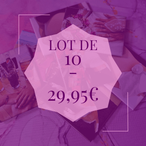 offre lot de 10 avec prix et magnets en arrière plan