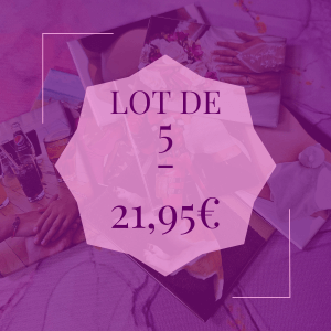offre lot de 5 avec prix et magnets en arrière plan